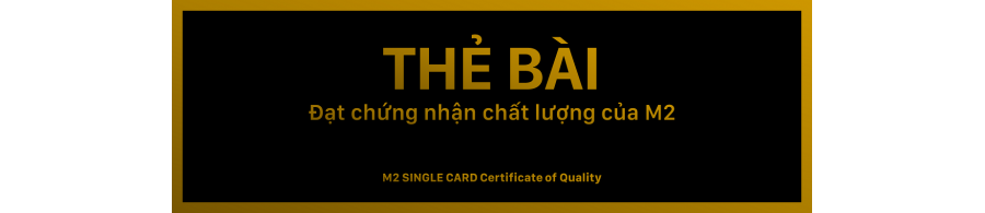 M2 SINGLE CARD Certificate of Quality